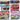 A collection of Little Debbie snacks displayed together, including one carton each of Cosmic Brownies, Star Crunch Cosmic Snacks Cookies, Chocolate Chip Creme Pies, Oatmeal Creme Pies, Swiss Rolls, Strawberry Swiss Rolls, Strawberry Shortcake Rolls, Unicorn Cakes, Zebra Cakes, and Zebra Cake Rolls. Each carton features colorful packaging with images of the respective treats.