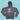Gray hoodie displayed on a white background with the hood up. The front of the hoodie features a list of product names in white text, each separated by an ampersand: 'Oatmeal& Cosmic& Honey& Nutty& Swiss& TreeCakes& Zebra.' In the bottom corner, there's a small red logo with the text 'Little Debbie'. It's set against a light blue background patterned with white illustrations of Christmas Trees Cakes, Christmas Tree Brownies, snowflakes, and other winter motifs.