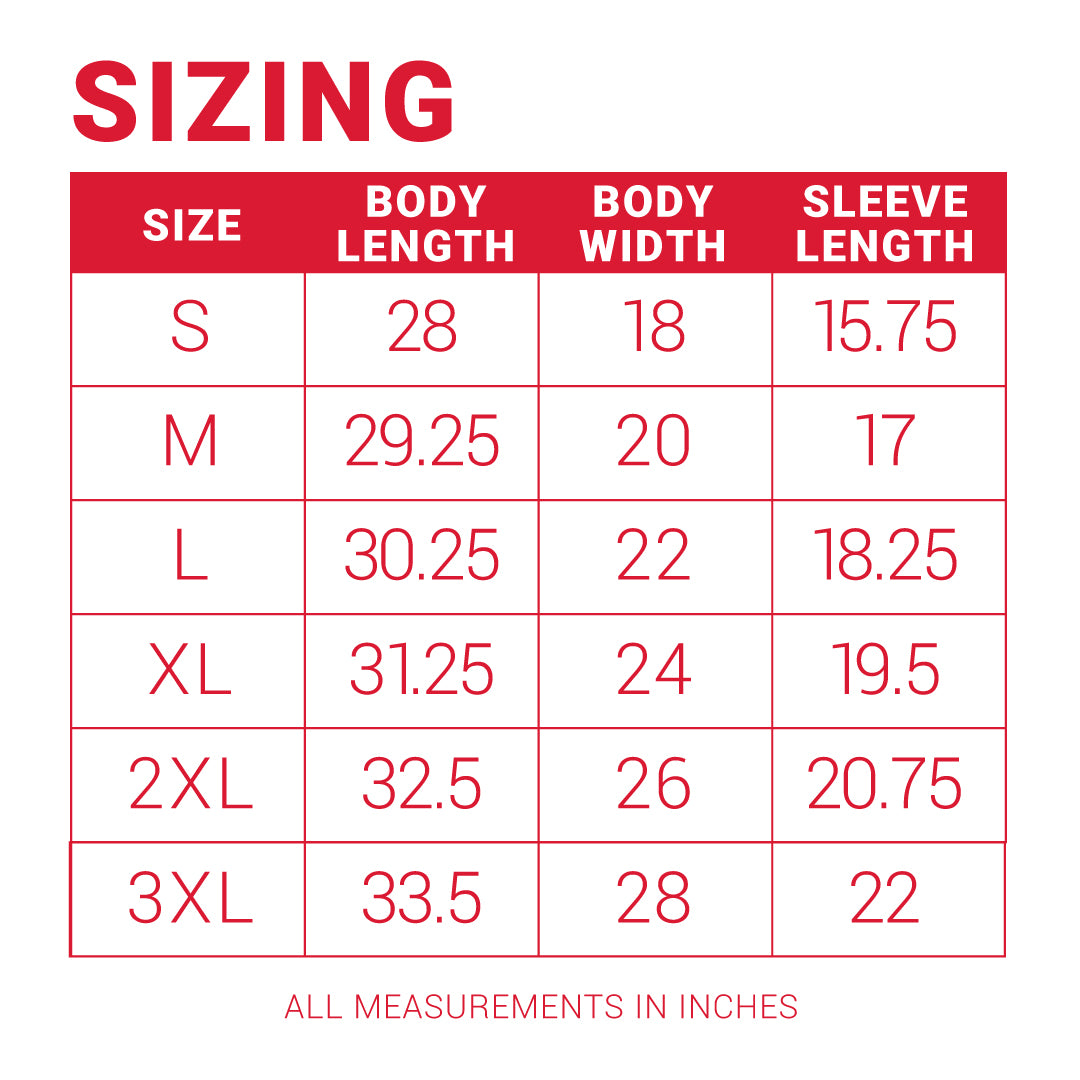 Sizing Chart for the green t-shirt Little Debbie featuring Zain the Zebra™.