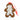 Little Debbie Gingerbread Cookie Ornament shaped like a gingerbread cookie with white icing details and festive red and green sprinkles with a red ribbon against a white background.