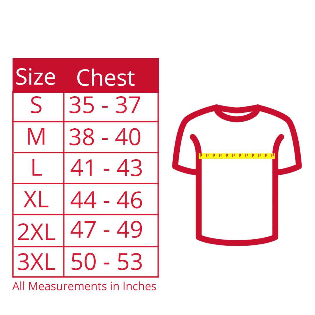 Sizing chart for the Little Debbie Swissy 'That's How I Roll' T-shirt, showing measurements for various sizes.