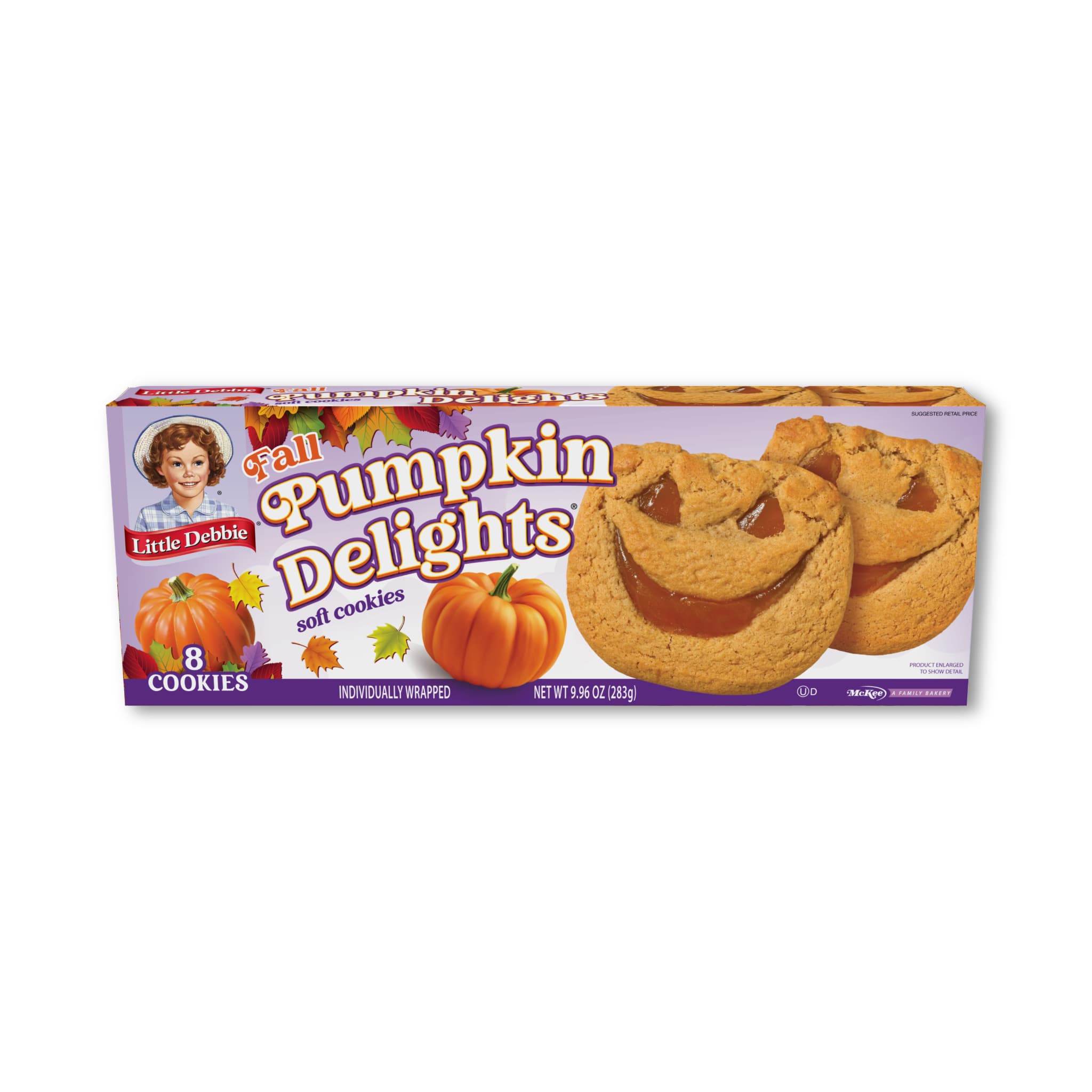 Pumpkin Delights (1 carton, 8 cookies)