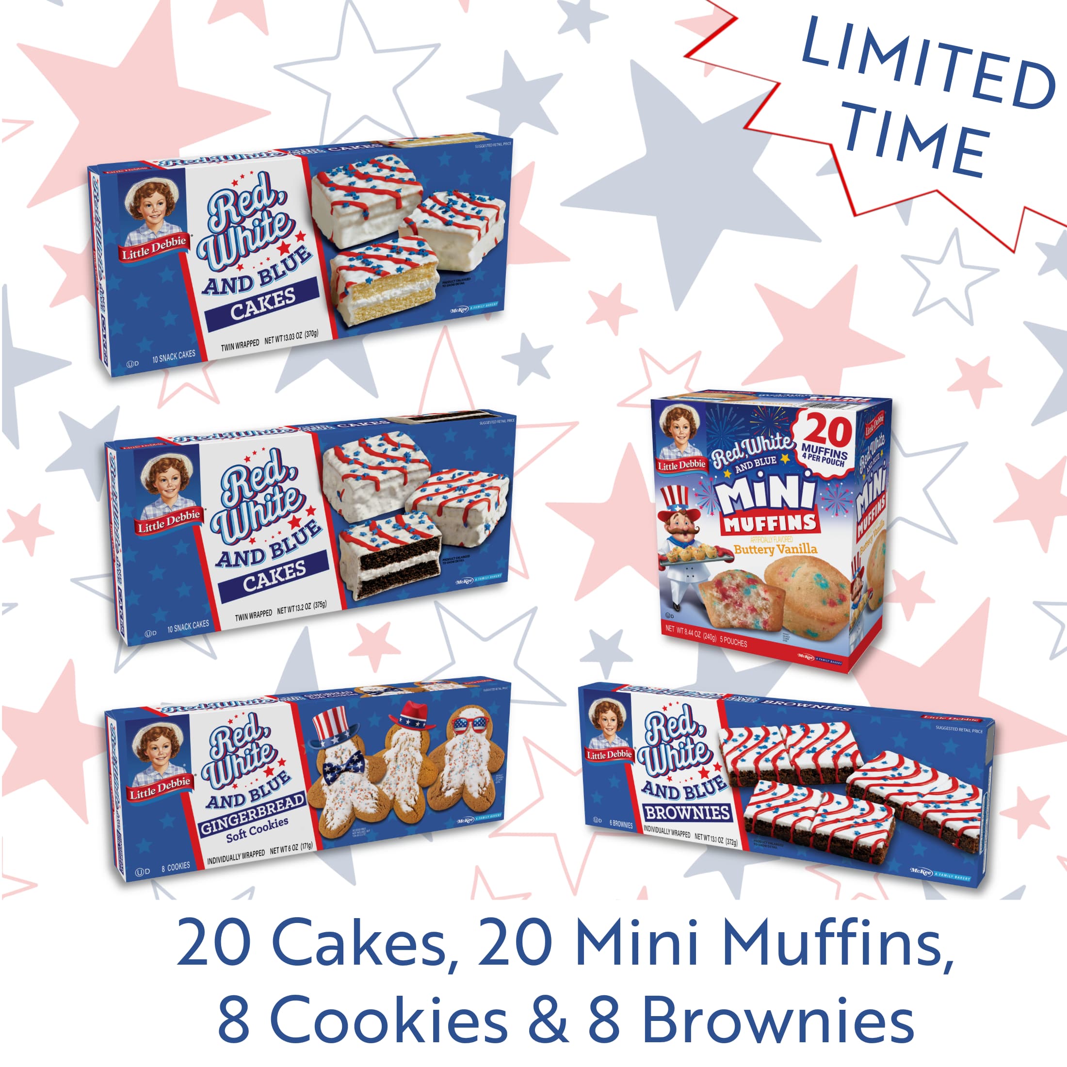 Red, White & Blue Snack Pack