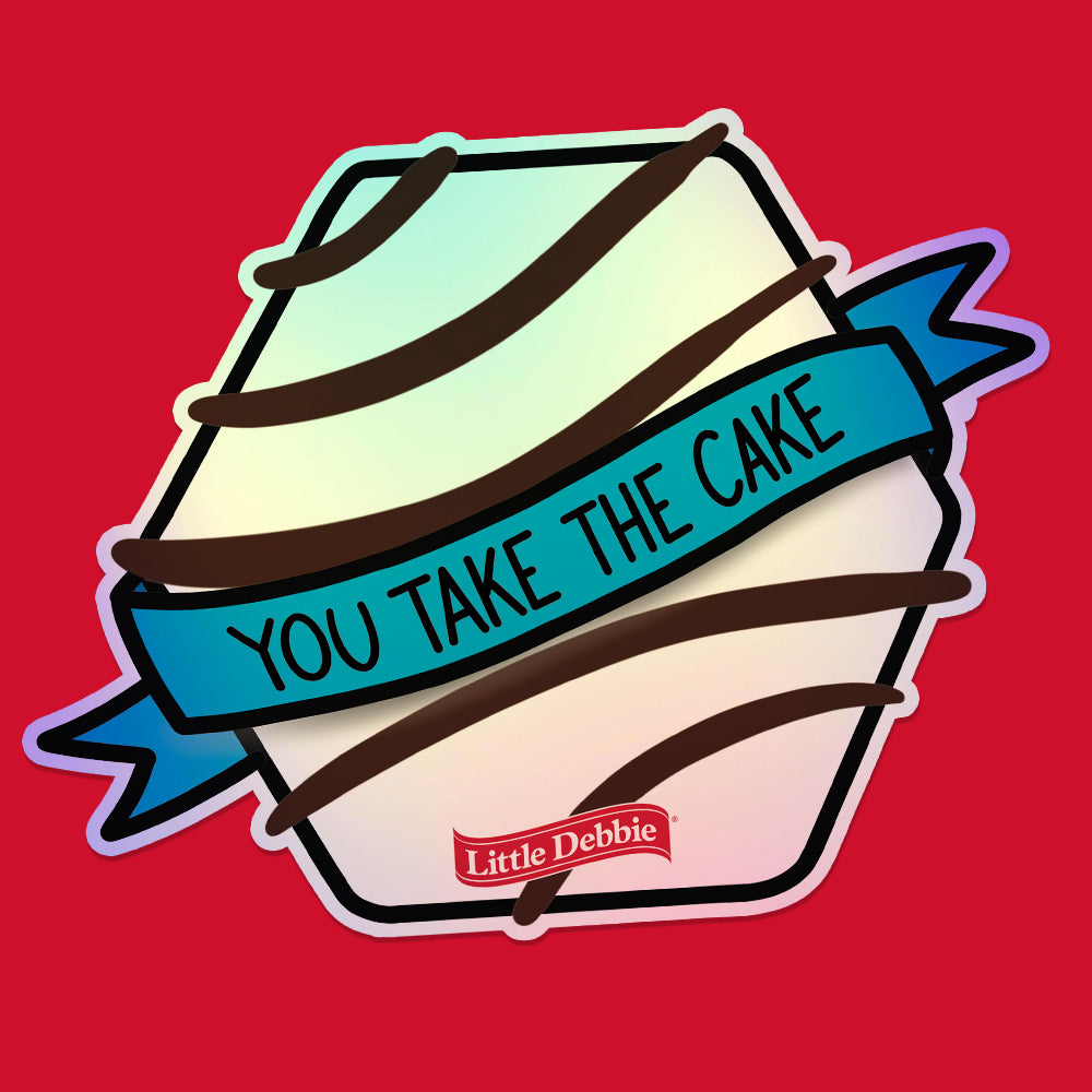 Little Debbie® You Take The Cake Holographic Sticker